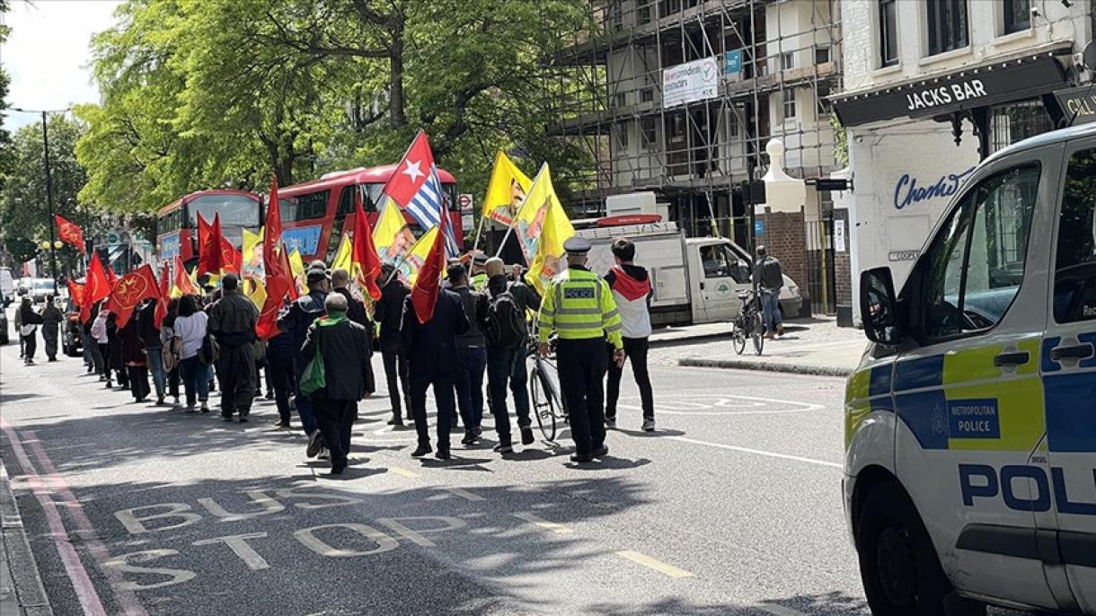Привържениците на ПКК организираха акция в Лондон
