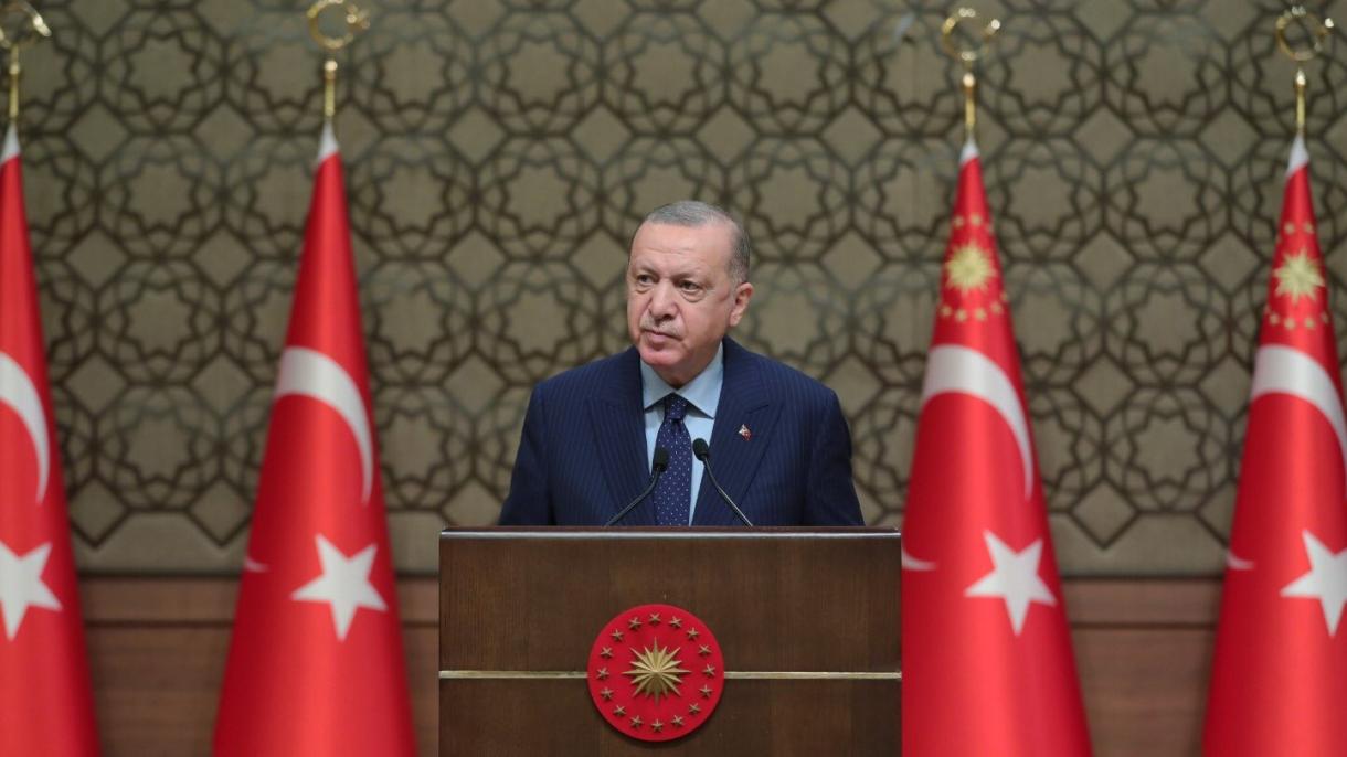 اردوغان: تورک دونیاسی‌نین بیرلیک و دایانیشماسینین اؤنمینی گؤسترمیشدیر