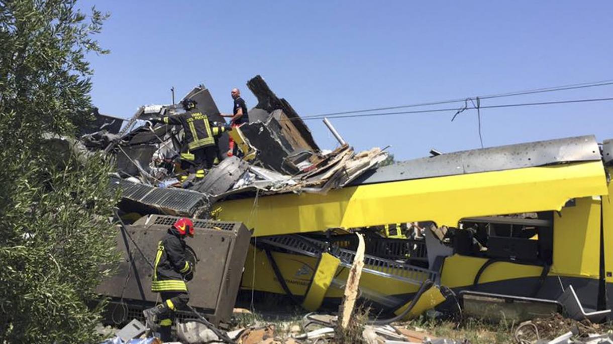 تصادف قطار در ایتالیا کشته بجای گذاشت