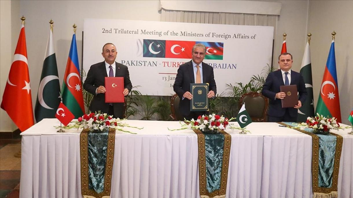 Turquia, Azerbaijão e Paquistão promovem o desenvolvimento da cooperação tripartida
