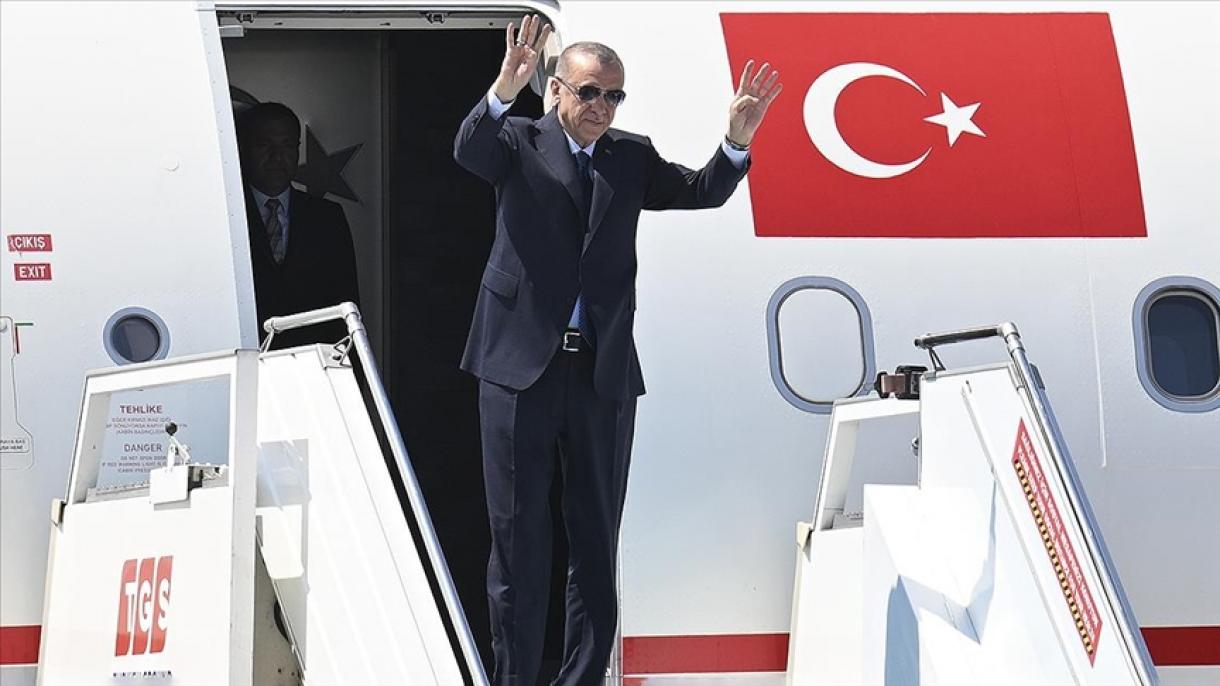 صدر رجب طیب ایردوان  آج ازبکستان  کے دورے پر روانہ ہو رہے ہیں