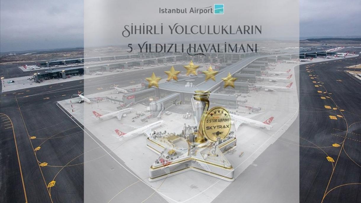 İstanbul hawa mäydanı “Skytrax 5 yoldızlı aêroport” bülägenä layıq buldı