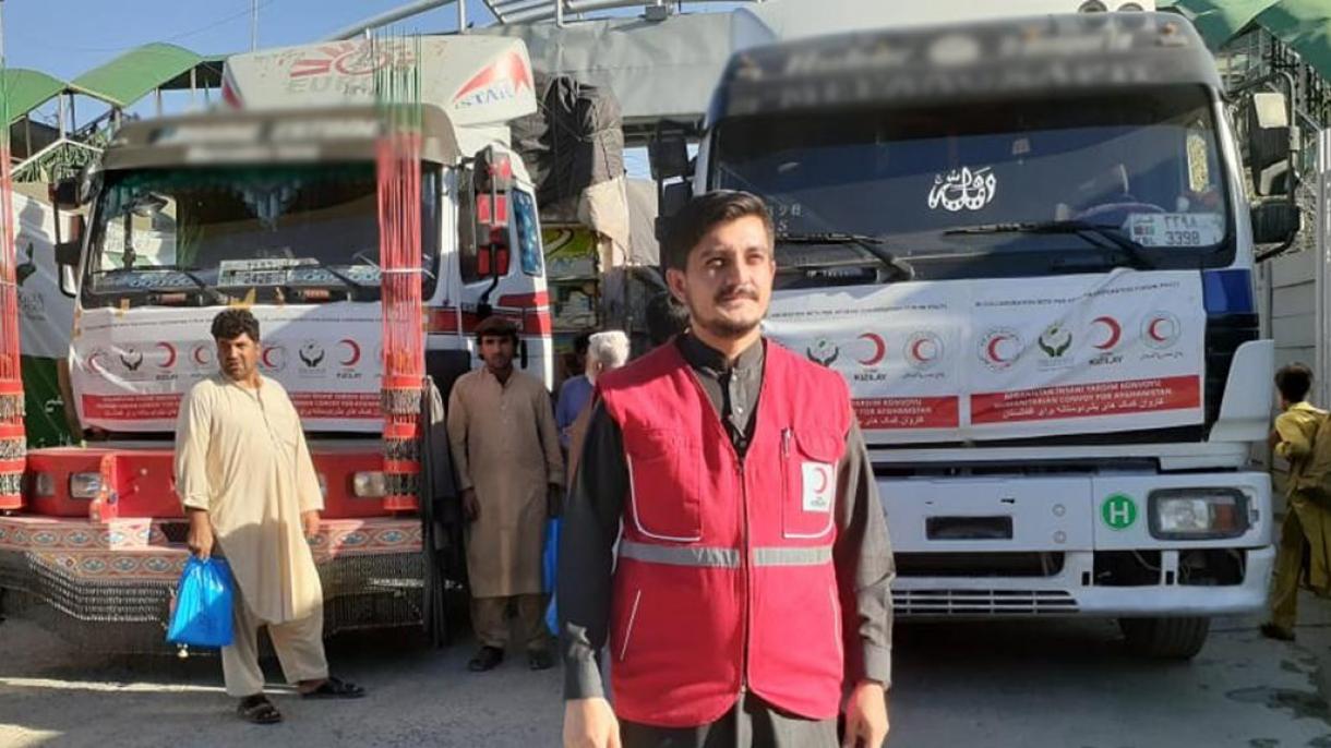 Ανθρωπιστική βοήθεια στο Αφγανιστάν έστειλε η Τουρκική Ερυθρά Ημισέληνος