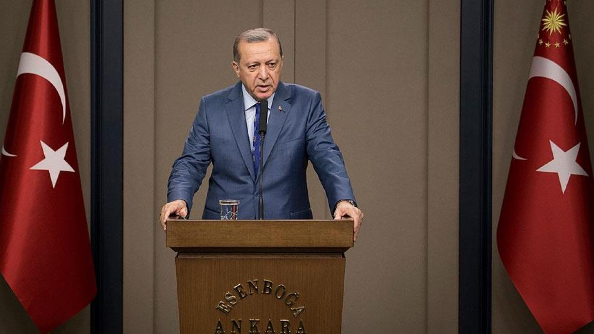 Erdoğan válaszolt a kérdésekre az Esenboğa repülőtéren