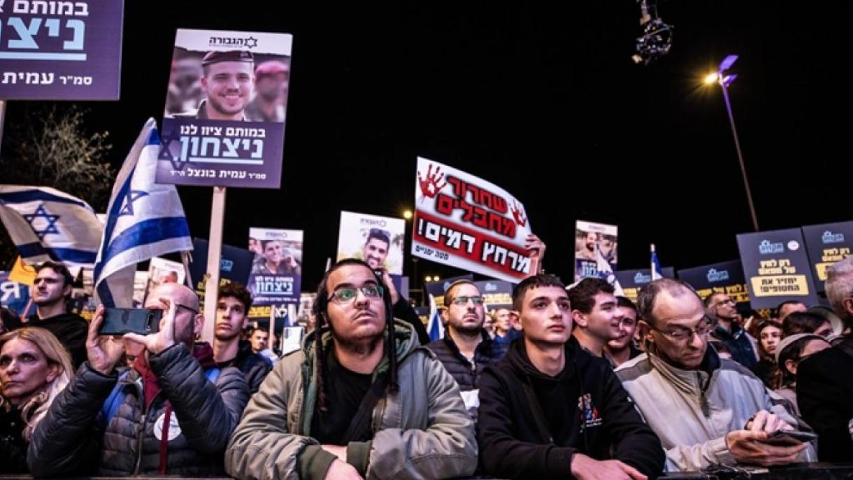 A háború folytatásáért és tűzszünetért is tüntettek Izraelben