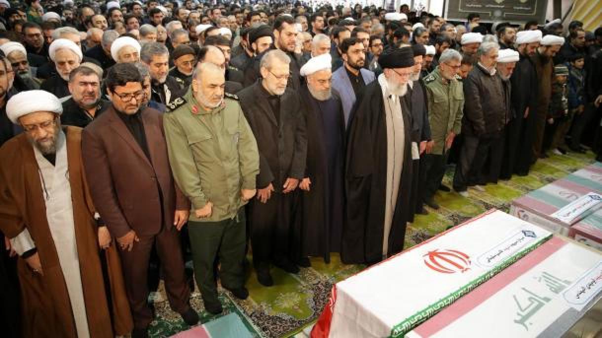 Cerimônia fúnebre para Soleimani em Teerã