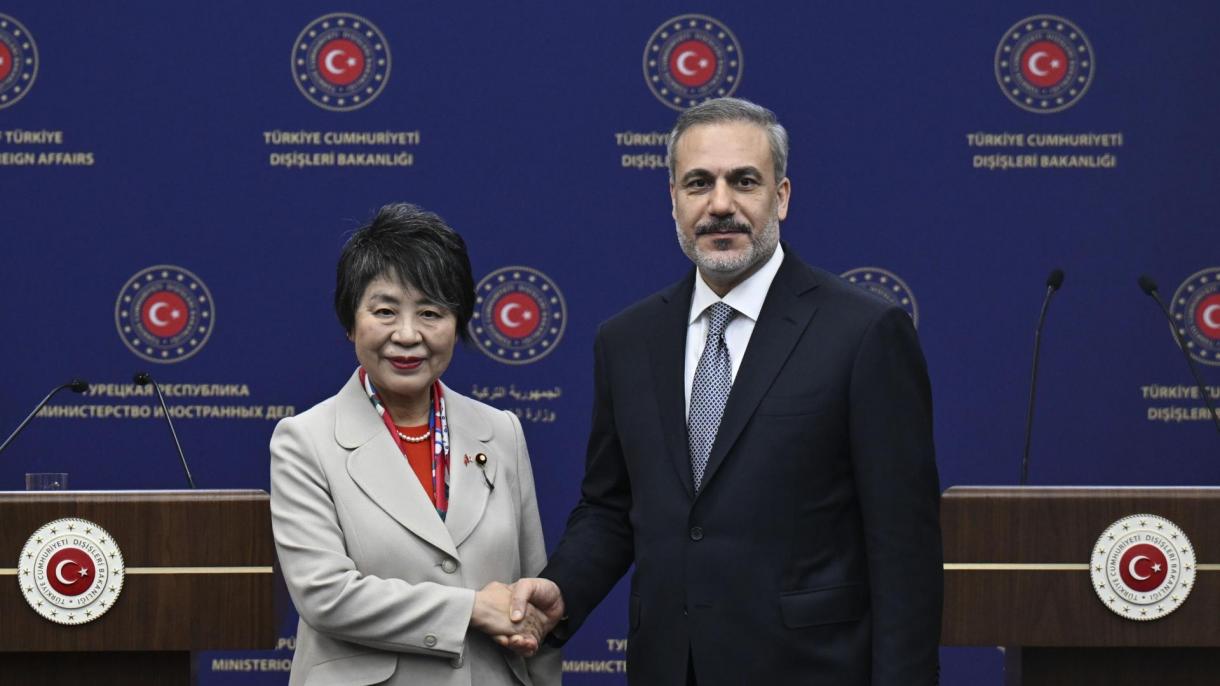 ترکیہ اور جاپان کا  دو طرفہ تعاون اور غزہ کے مسئلے پر اتفاق رائے