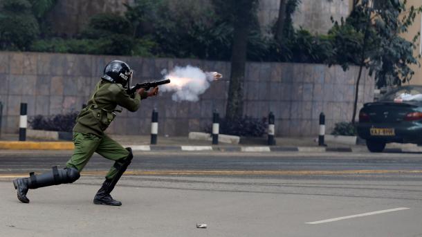 肯尼亚反对派在首都举行示威游行活动