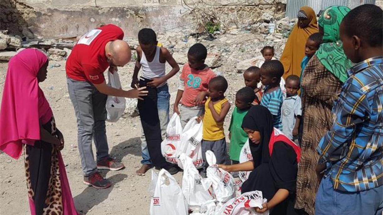 Түркия Сомалиде 5 мың жанұяға киім жәрдемі жасады