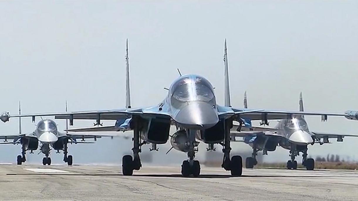 Siriýadaky weziperini tamamlan Su-34 uçarlary Russiýa gaýdyp bardy