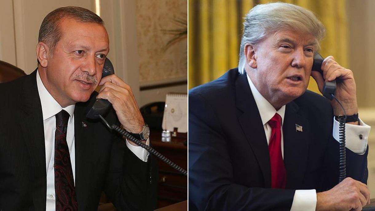 اردوغان در گفتگوی تلفنی با ترامپ: آمریکا به تسلیح تروریستها خاتمه دهد