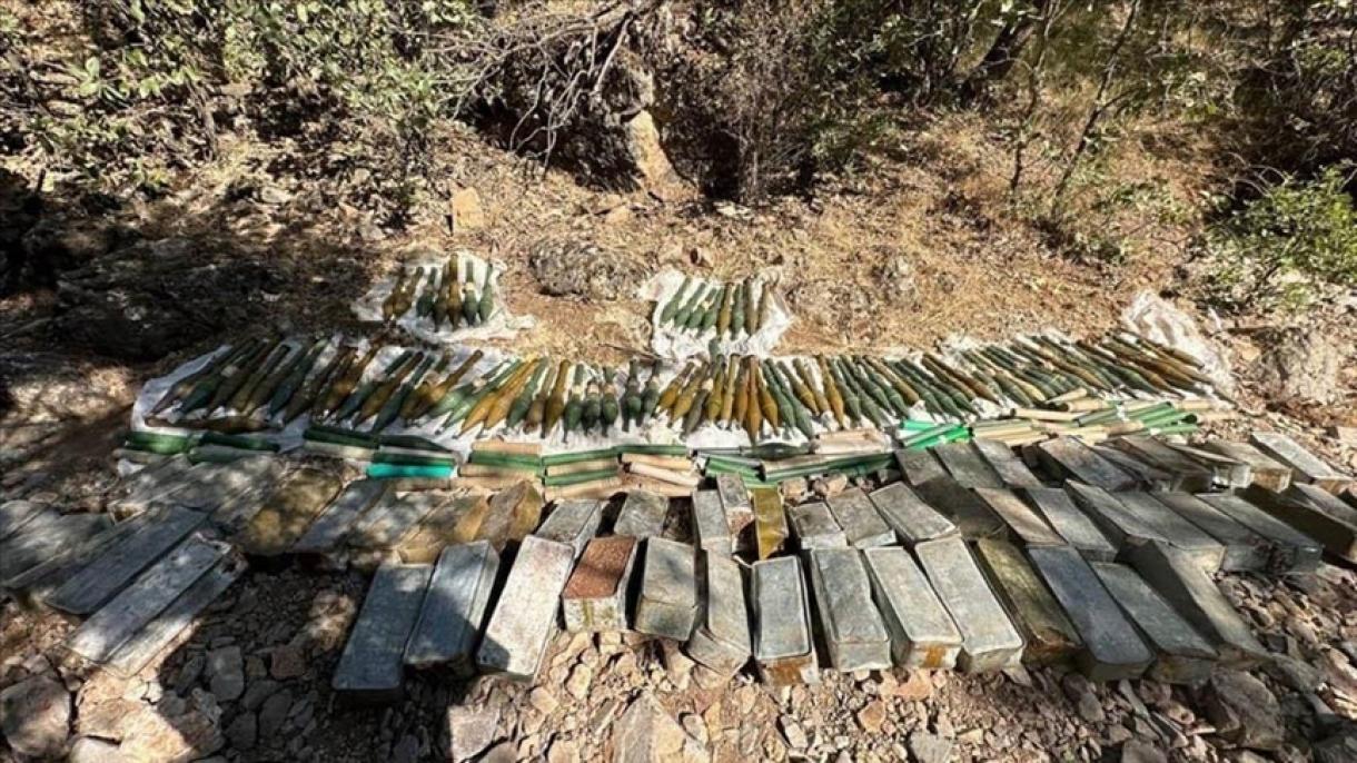 伊拉克北部的反恐斗争中缴获PKK的弹药