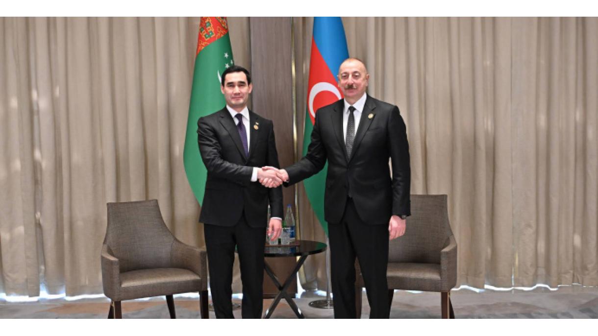 Türkmenistanyň we Azerbaýjanyň Liderleri Bakuwda Duşuşdylar