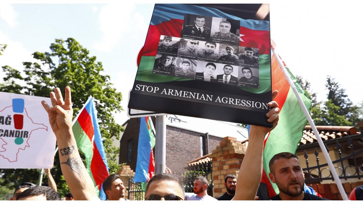 Protestas en Alemania contra los ataques armenios y la ocupación del Alto Karabaj
