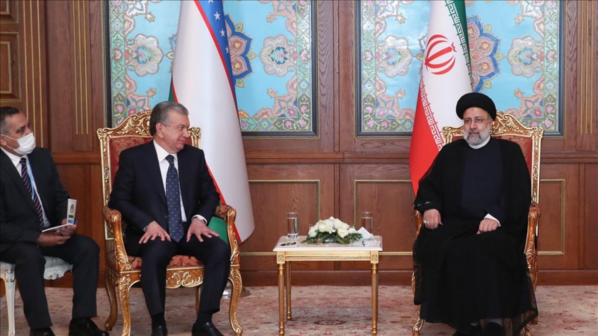 دیدار روسای جمهور ایران و ازبکستان در حاشیه اجلاس شانگهای