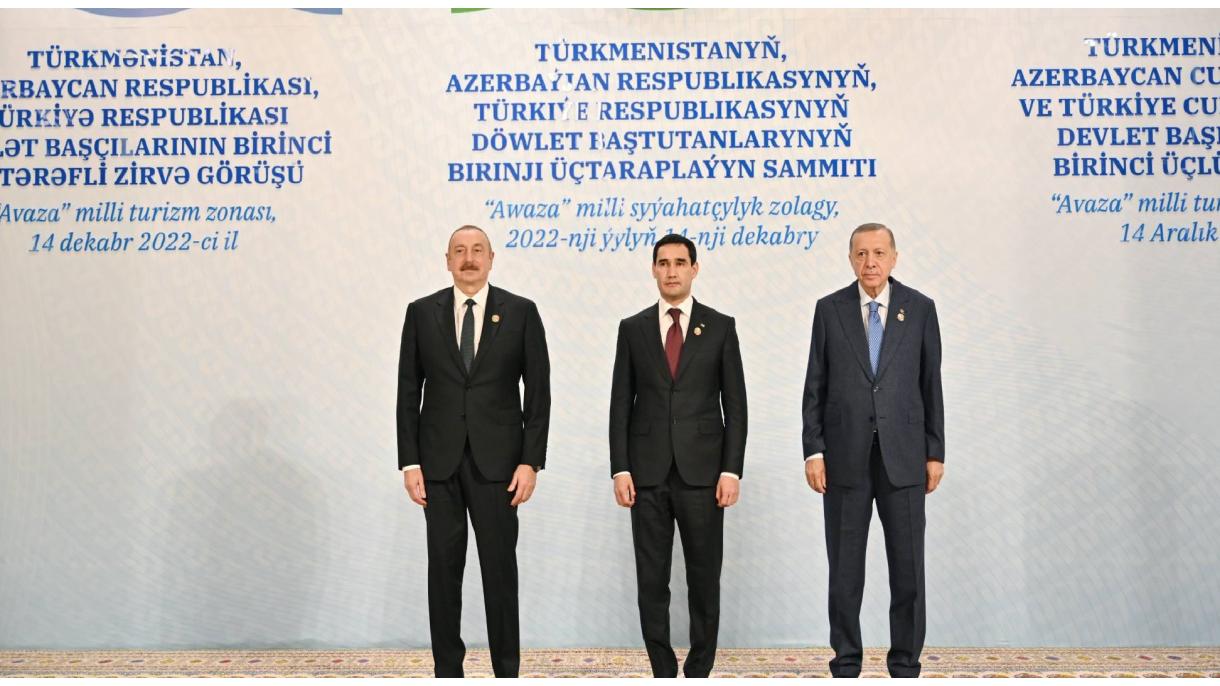 Erdoğan Serdar Berdimuhamedov İlham Aliyev Türkmenistan'da.jpg