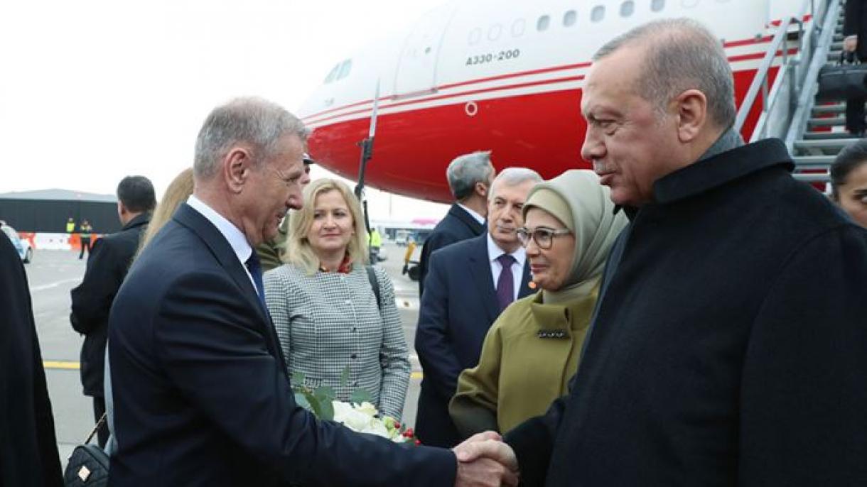 دیدار روسای جمهور ترکیه و مجارستان در بوداپست