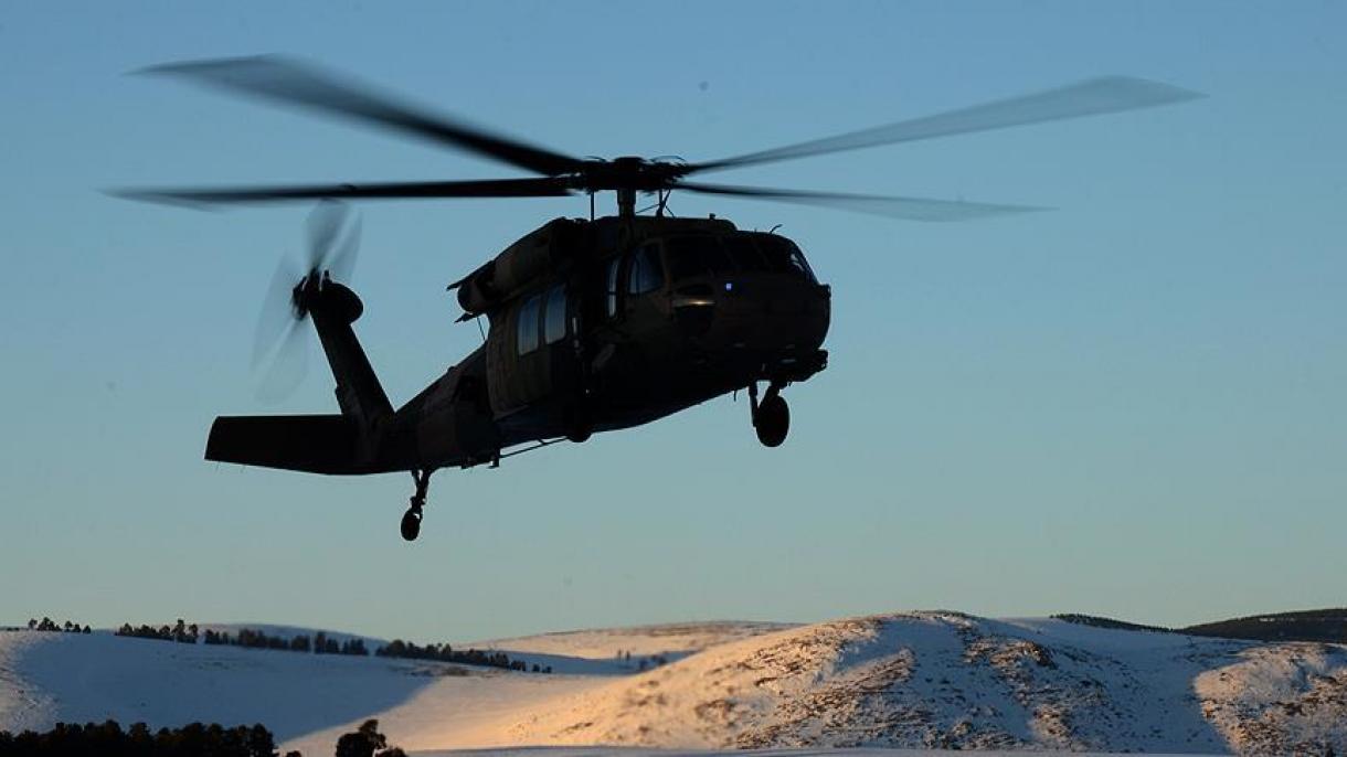 Tuncelidə polis helikopteri qəzaya uğradı