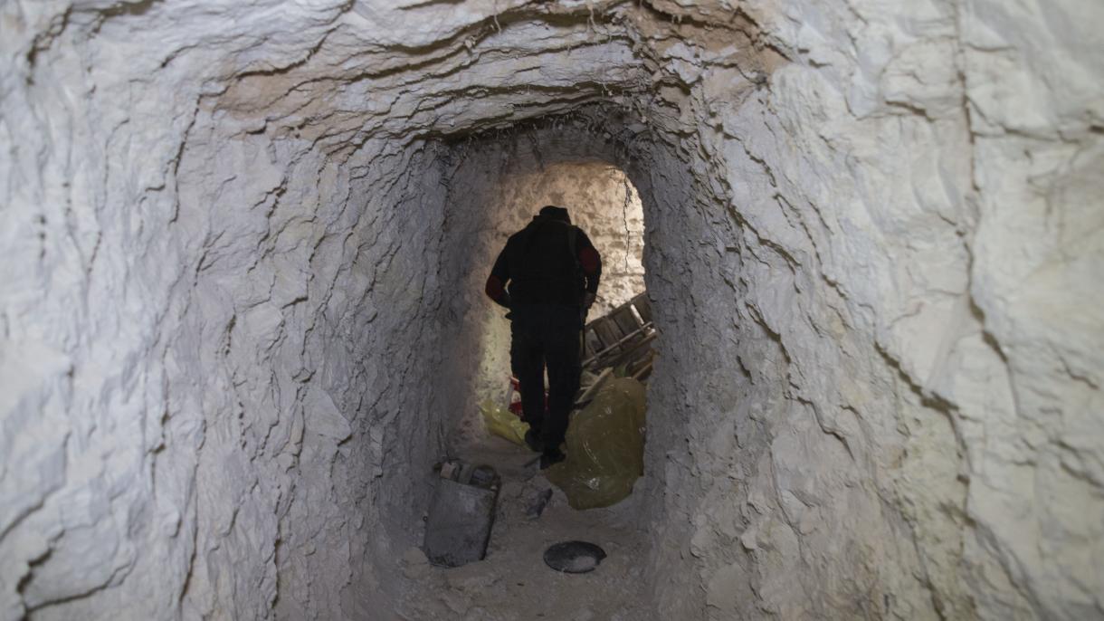 Las FAS turcas revela los túneles de los terroristas de PYD/PKK a 4 metros de profundidad en Afrin
