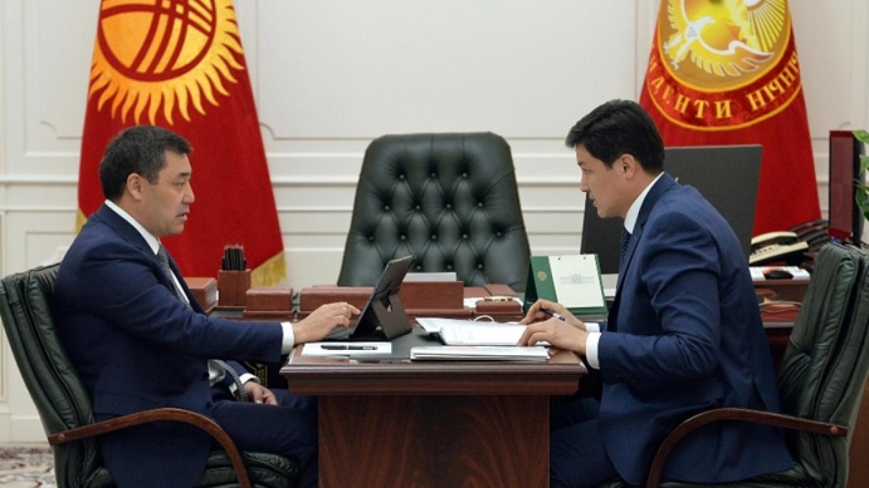 Qirg’iziston prezidenti Sadir Japarov bosh vazir Ulug’bek Maripovni qabul qildi