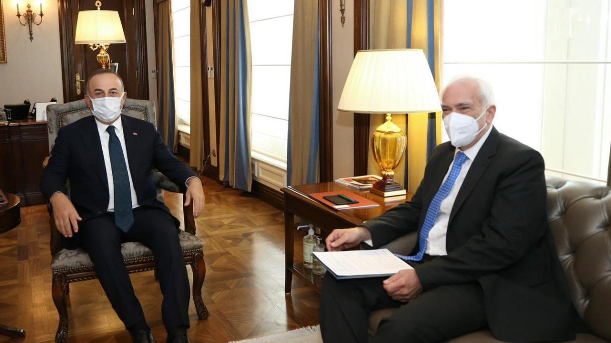 Cavușoglu l-a primit pe ambasadorul Greciei la Ankara