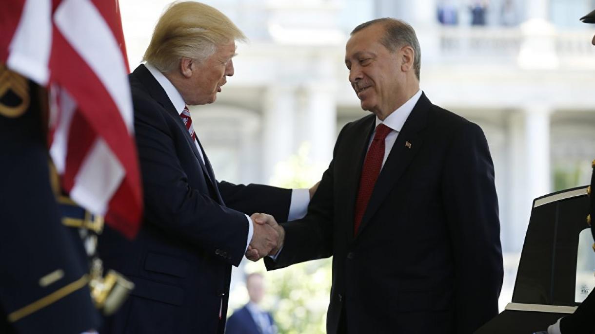 Эрдоганды Трамп каалгада тосуп алды