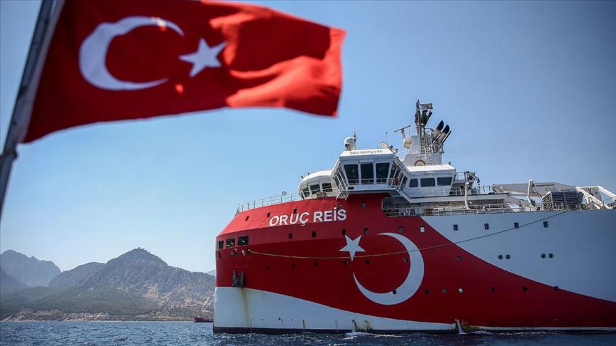 واکنش تورکیه به بیانیه وزارت خارجه یونان در مورد فعالیت های کشتی تحقیقاتی اوروچ رئیس در مدیترانه