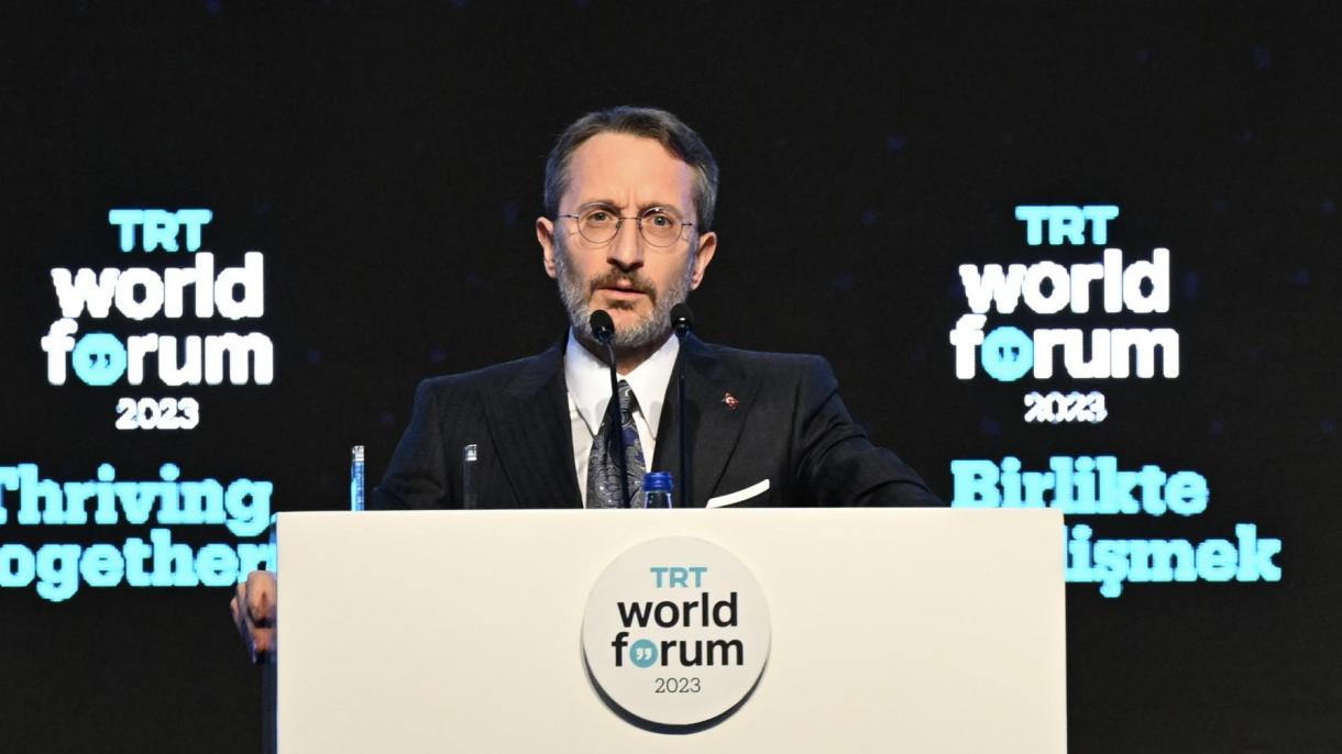 Ալթունը TRT World Forum 2023-ի բացման ժամանակ իր ելույթում անդրադարձել է ապատեղեկատվությանը