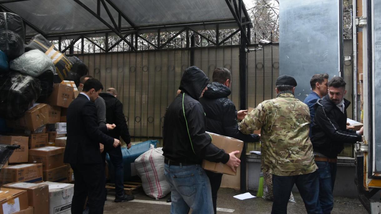 Los suministros de ayuda humanitaria a Ucrania partieron de Ankara