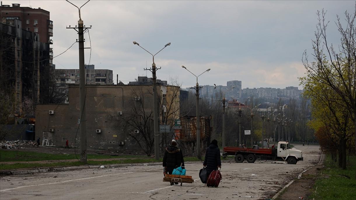 俄罗斯:平民离开马里乌波尔的亚速钢铁厂没有任何障碍