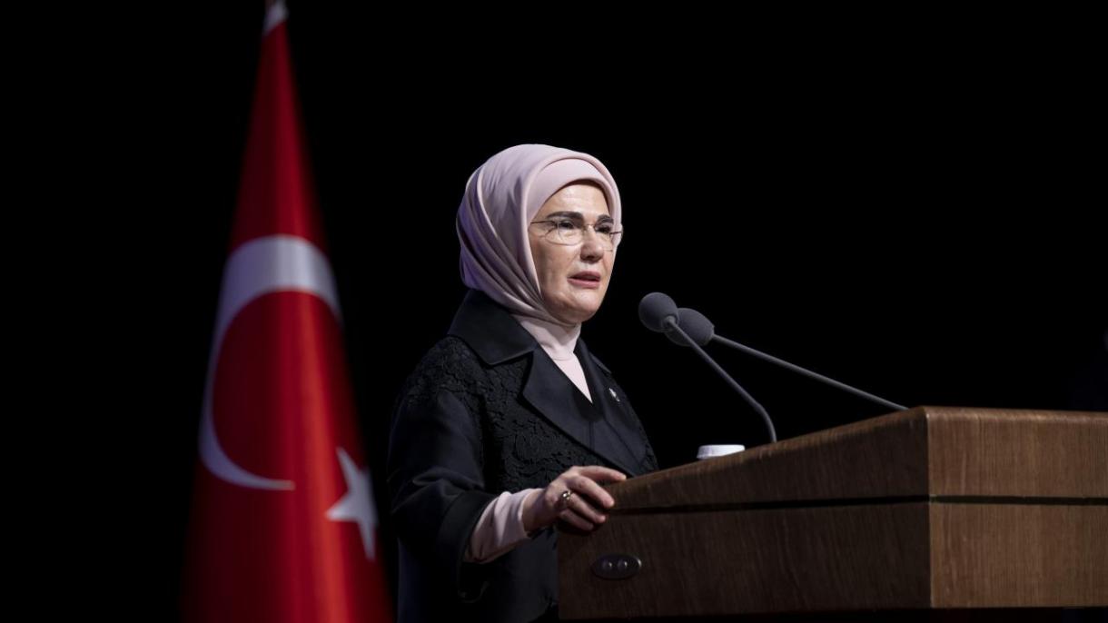 Prima-doamnă Emine Erdoğan s-a adresat din nou conștiinței mondiale
