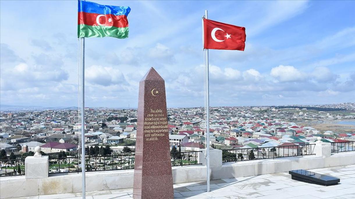 A Baku per soldati turchi caduti, cimitero monumentale