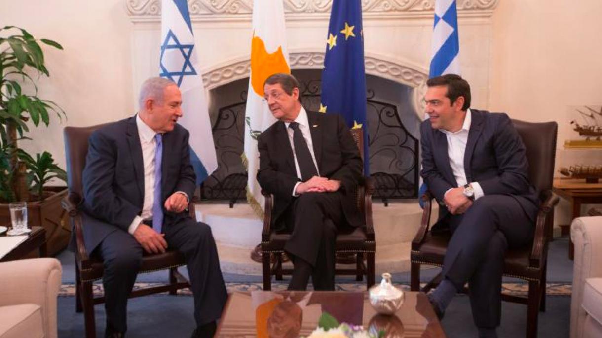 Se celebra cumbre tripartita entre la parte greco-chipriota, Grecia e Israel