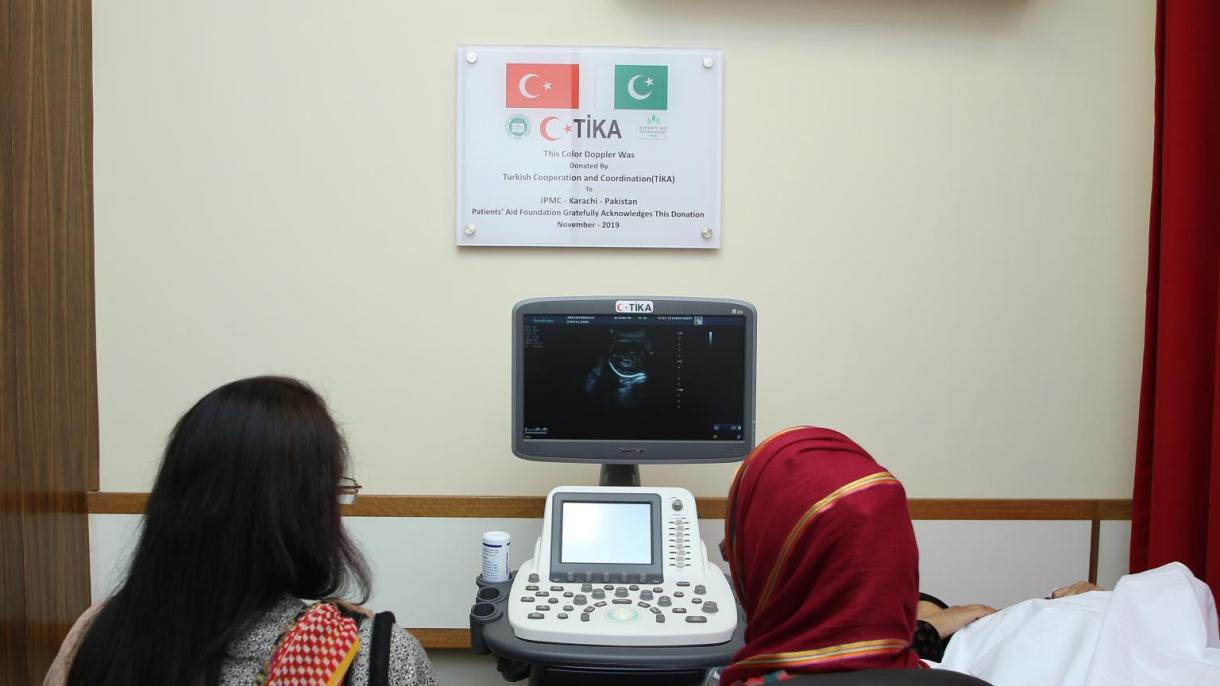 TİKA Pakistanın ən böyük xəstəxanasında son texnologiya ultrasəs bölməsi qurdu