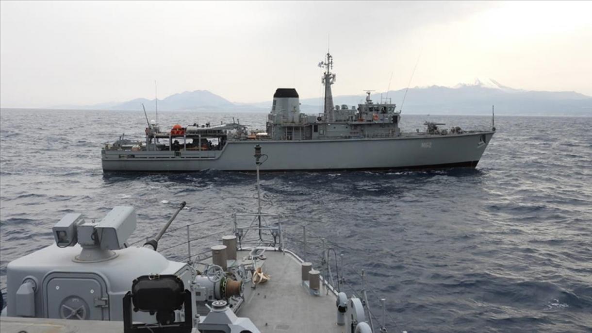 ماموریت آموزشی مشترک نیروهای دریایی ترکیه و یونان