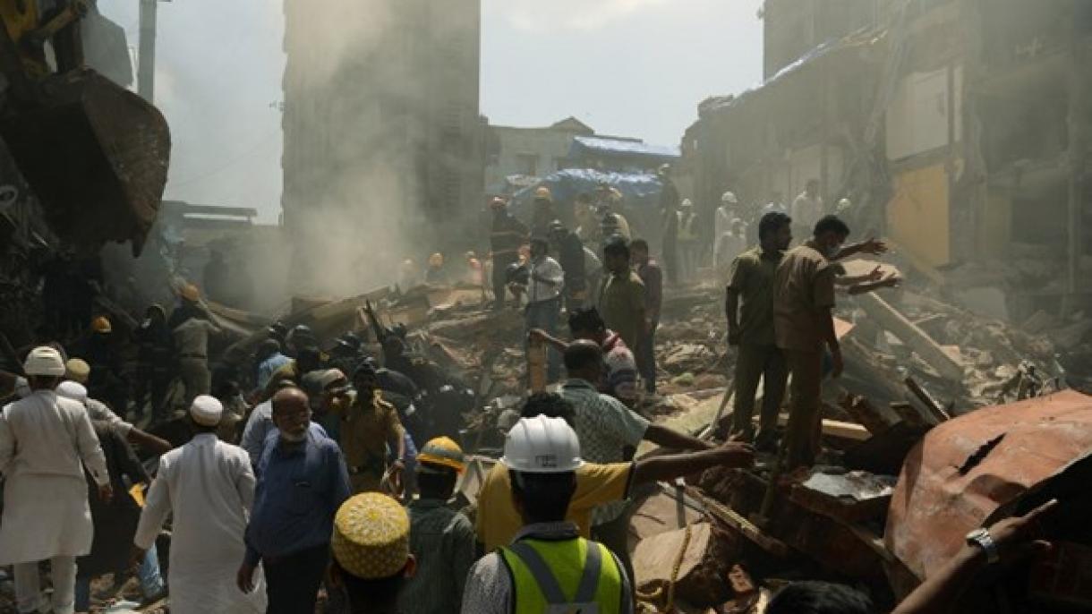 فرو ریختن ساختمان در هندوستان 8 قربانی گرفت