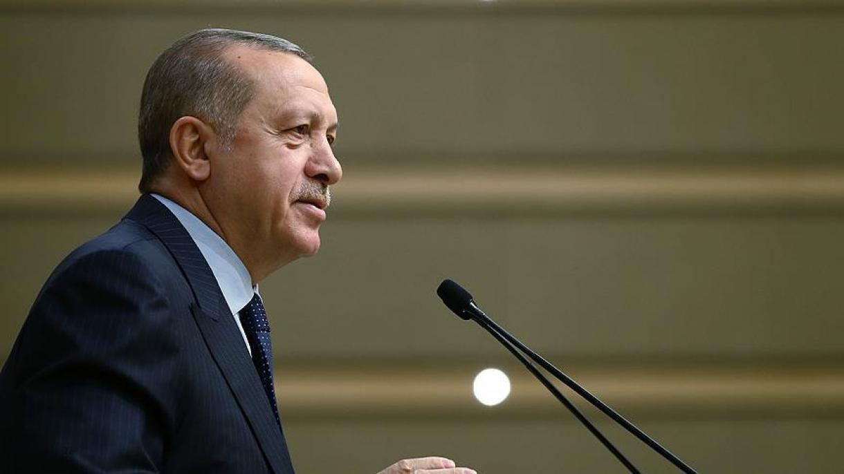 Prezident Erdogan Afrinde türk dik uçaryň urlup düşürlendigini aýtdy