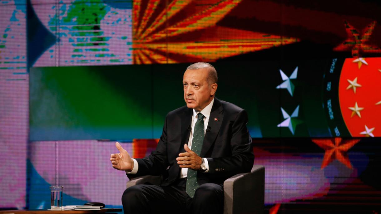 ئەردوغان ت ر ت ئېكرانلىرىدا كۈنتەرتىپكە ئالاقىدار سوئاللارغا جاۋاب بەردى