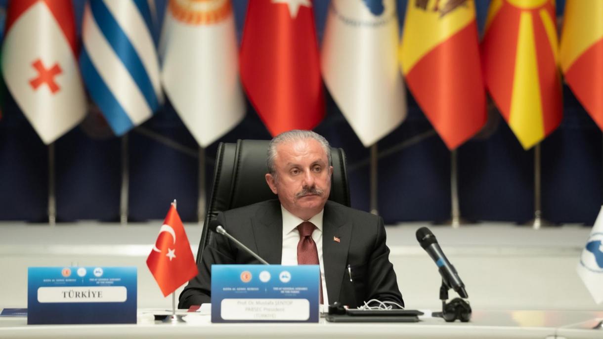رئيس پارلمان ترکیه بر لزوم حل مشکلات منطقه از طریق گفتگو تاکید کرد