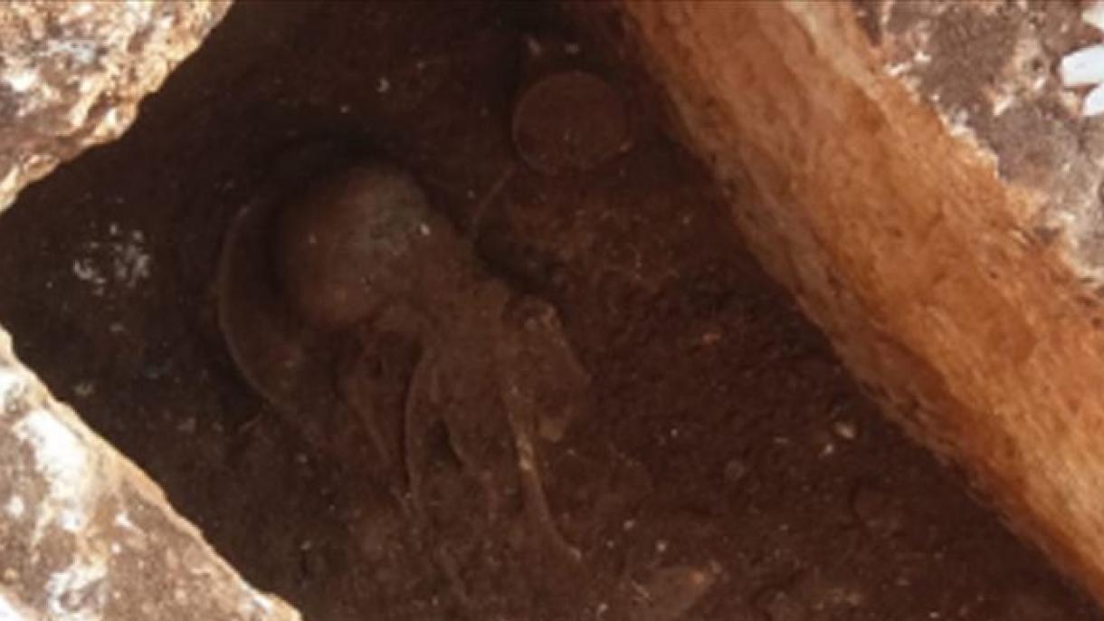Perre antik şähärendä 1500 yıllıq skelet