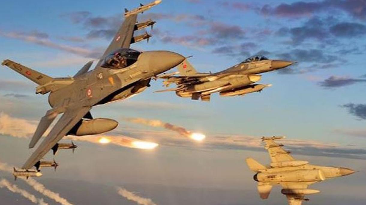 حملات طیارات جنگی تورکیه علیه مواضع تروریست‌ها در شمال عراق