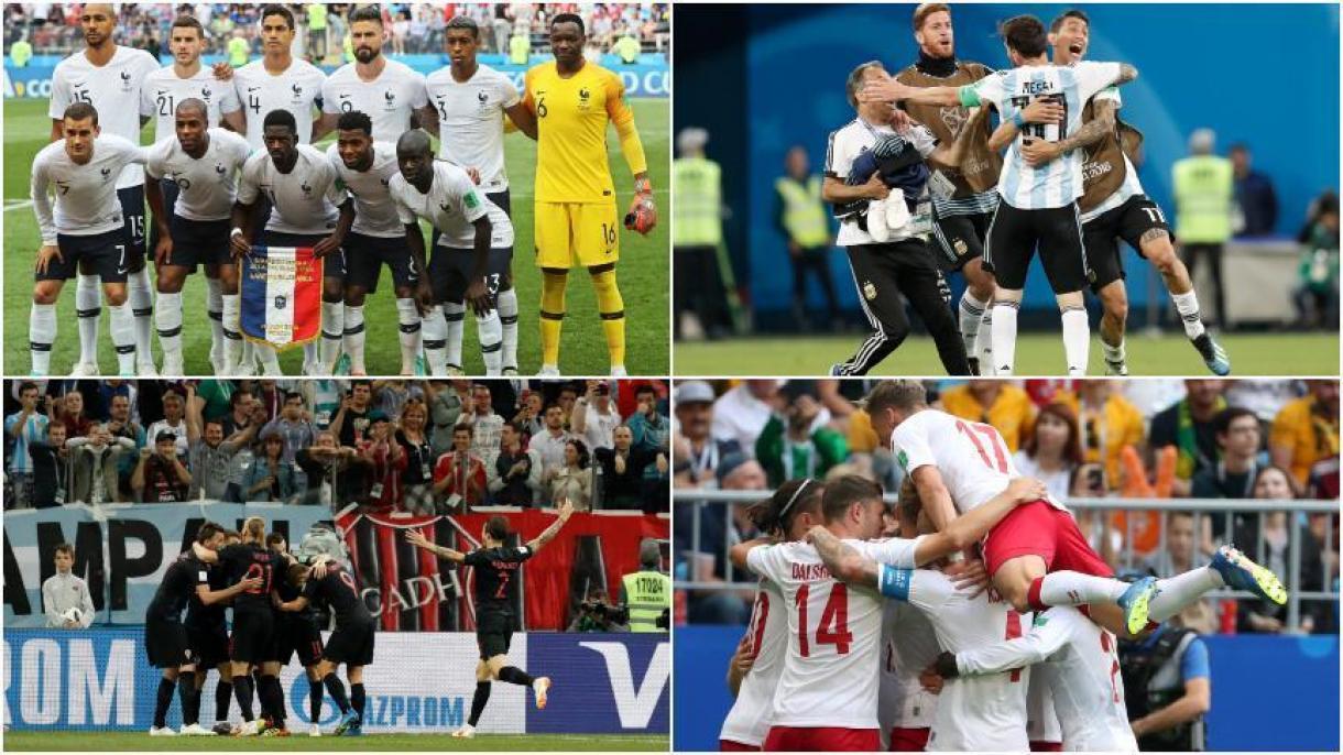 برنامه دیدارهای یک هشتم نهایی جام جهانی روسیه