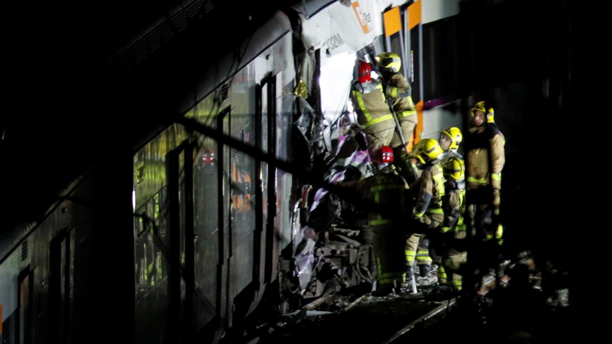 اسپین میں ٹرین حادثہ،1 شخص ہلاک 8 زخمی