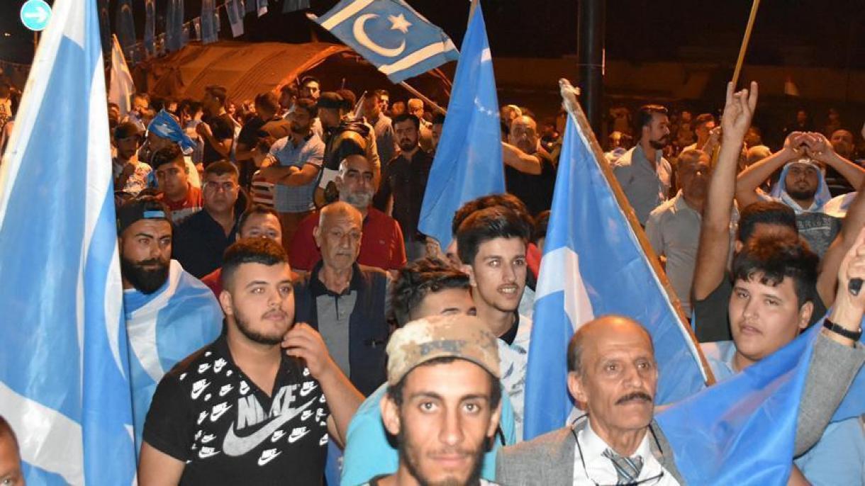 تظاهرات ترکمنان کرکوک عراق به نتایج انتخابات ادامه دارد