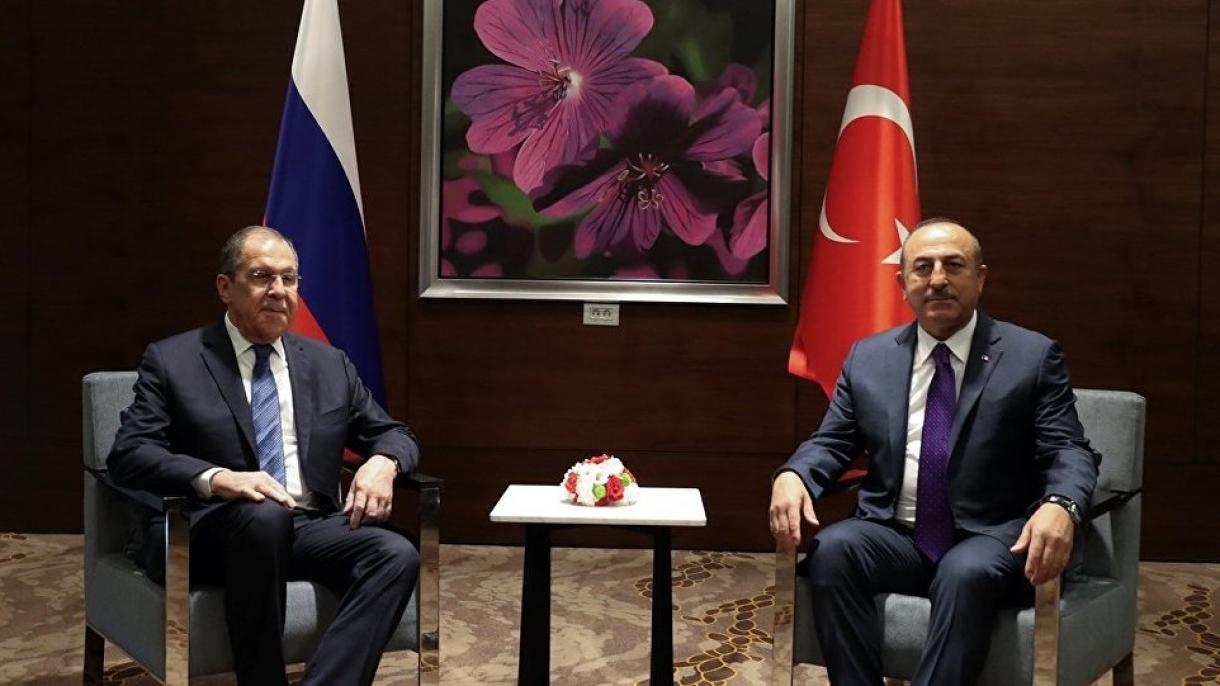 دیدار وزرای خارجه ترکیه و روسیه در آنتالیا