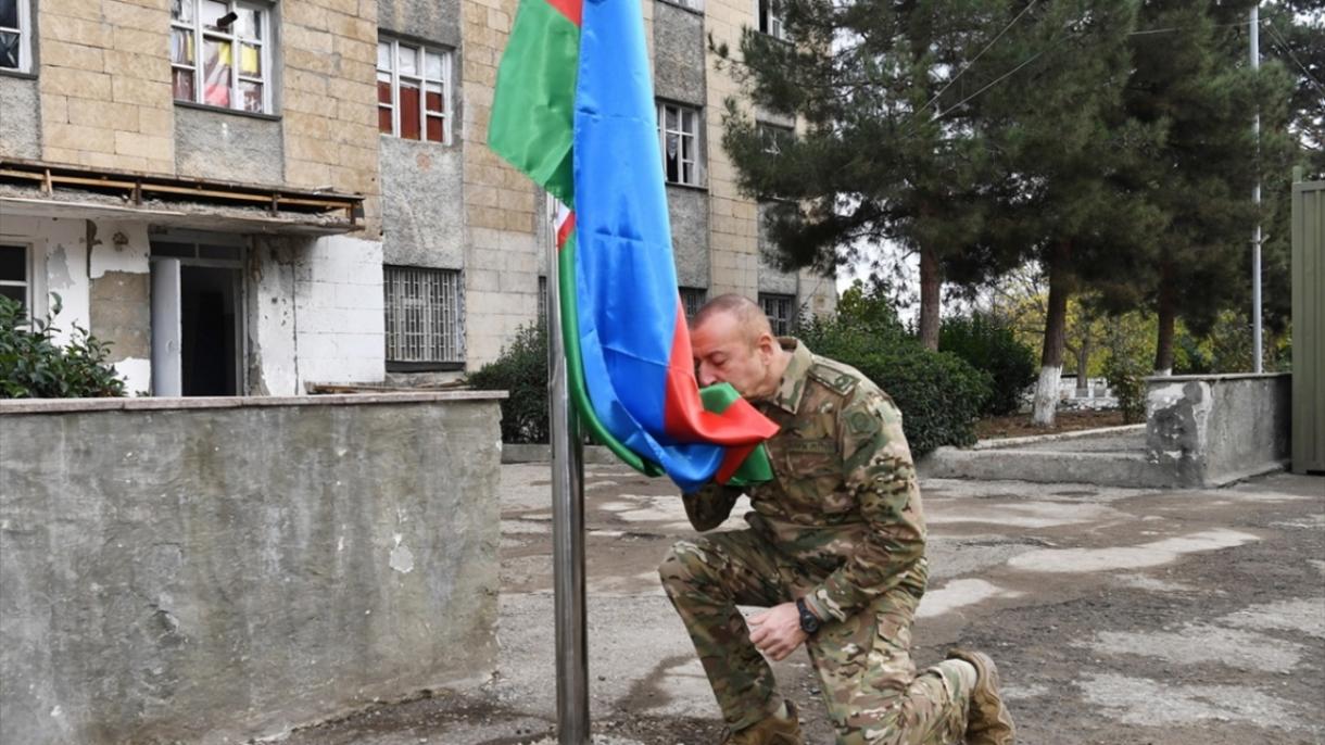 Presidente de Azerbaiyán visita ciudades liberadas de la ocupación armenia