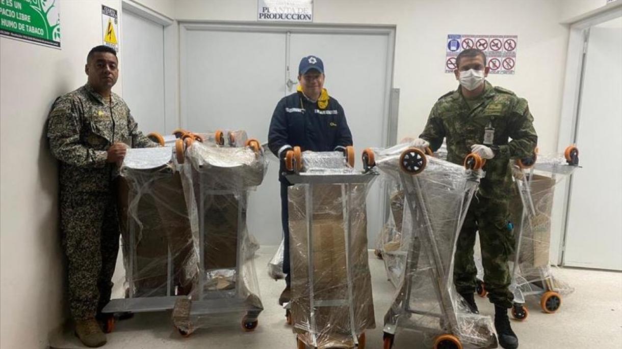 A fábrica de armas colombiana começará a fabricar camas e móveis hospitalares