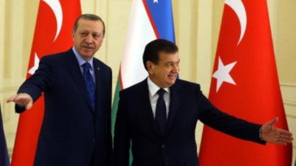 Ердоган е на визита в Узбекистан...