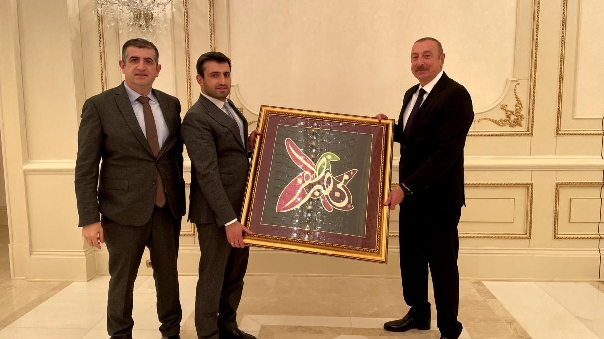 Presidente de Azerbaiyán recibe a directores de la compañía Baykar, fabricante de drones armados