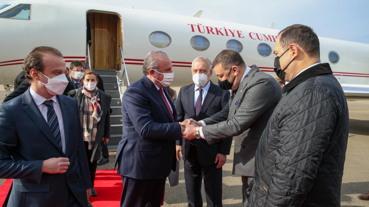 Turkiya parlamenti rahbari Mustafo Shento’p Gruziyaga tashrif buyurdi